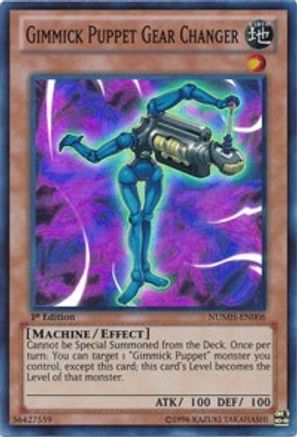 Gimmick Puppet Gear Changer (NUMH-EN006) - Number Hunters 1st Edition-1