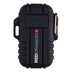 Red Dragon 'Windproof Arc' Lighter - Black-1