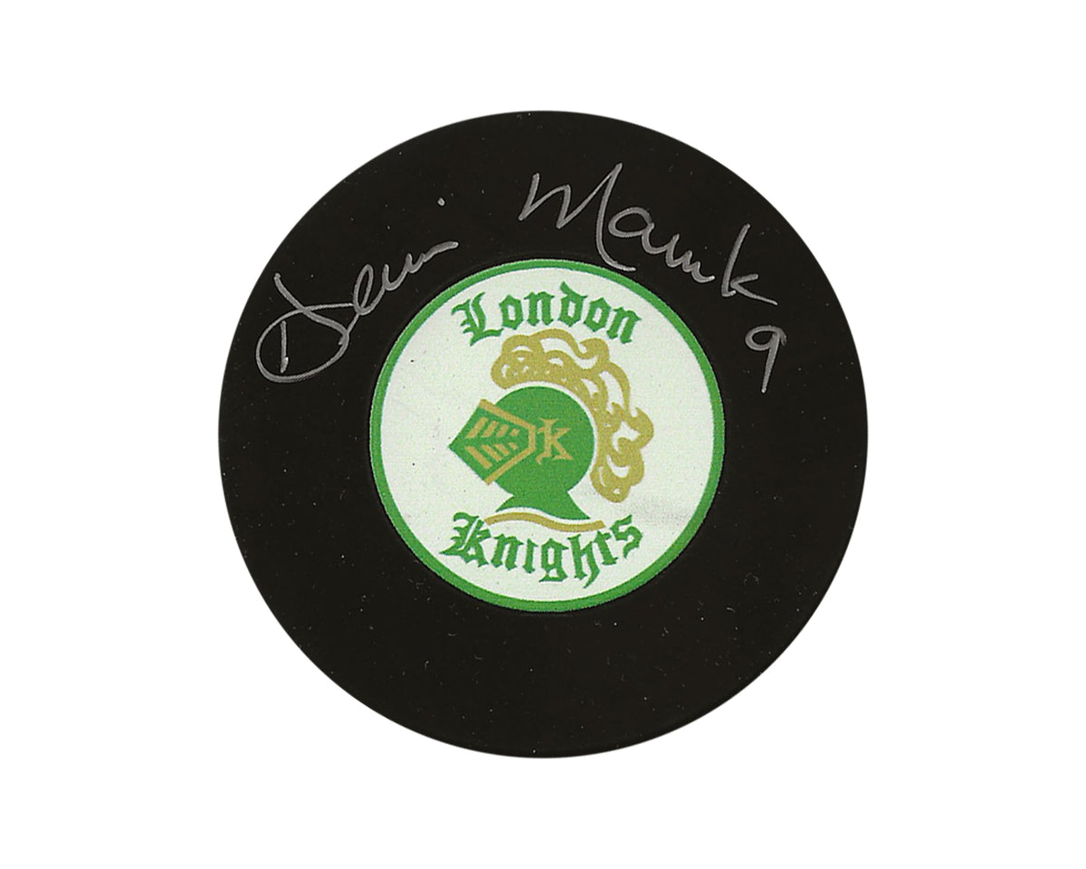 Rondelle autographiée Dennis Maruk London Knights modèle vintage-1