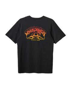 Quiksilver 'A Frame Arch' Tee - Black-2