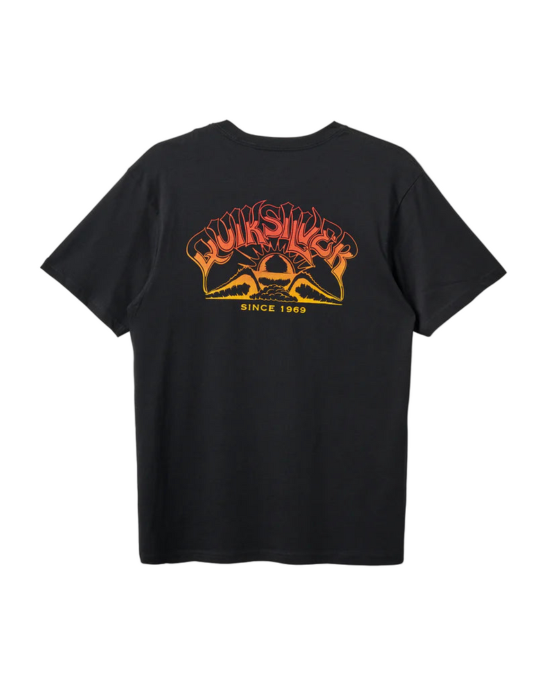 Quiksilver 'A Frame Arch' Tee - Black-2