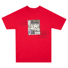 Frosted Skateboards 'Asar Stuff P1' Tee - Red-1