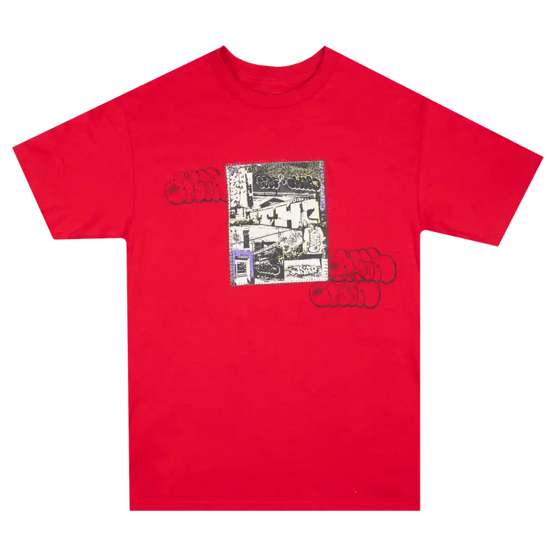Frosted Skateboards 'Asar Stuff P1' Tee - Red-1