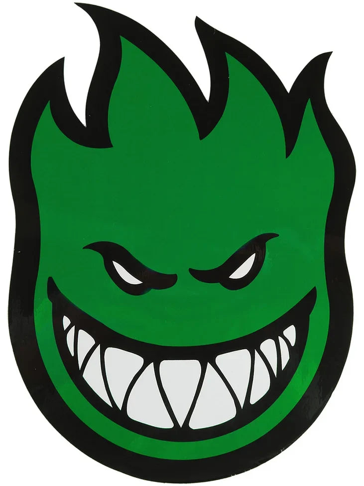 Spitfire 'Big Head' Huge Sticker - Green-1