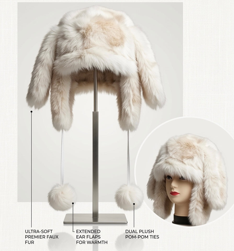 Soft Plush Hat (Rabbit)