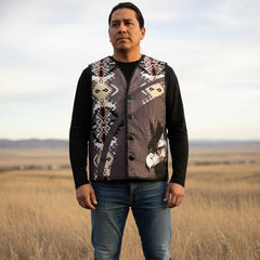 Eagle Native Vest(White)-1