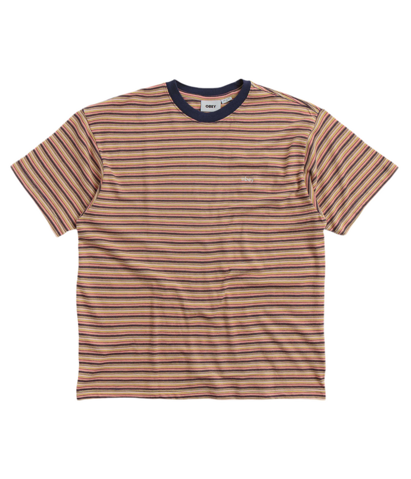 Obey 'Bigwig Academy' Tee - Navy Multi-1