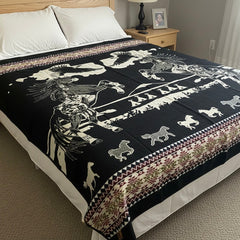 Horse Spirits Alpaca Blanket-1