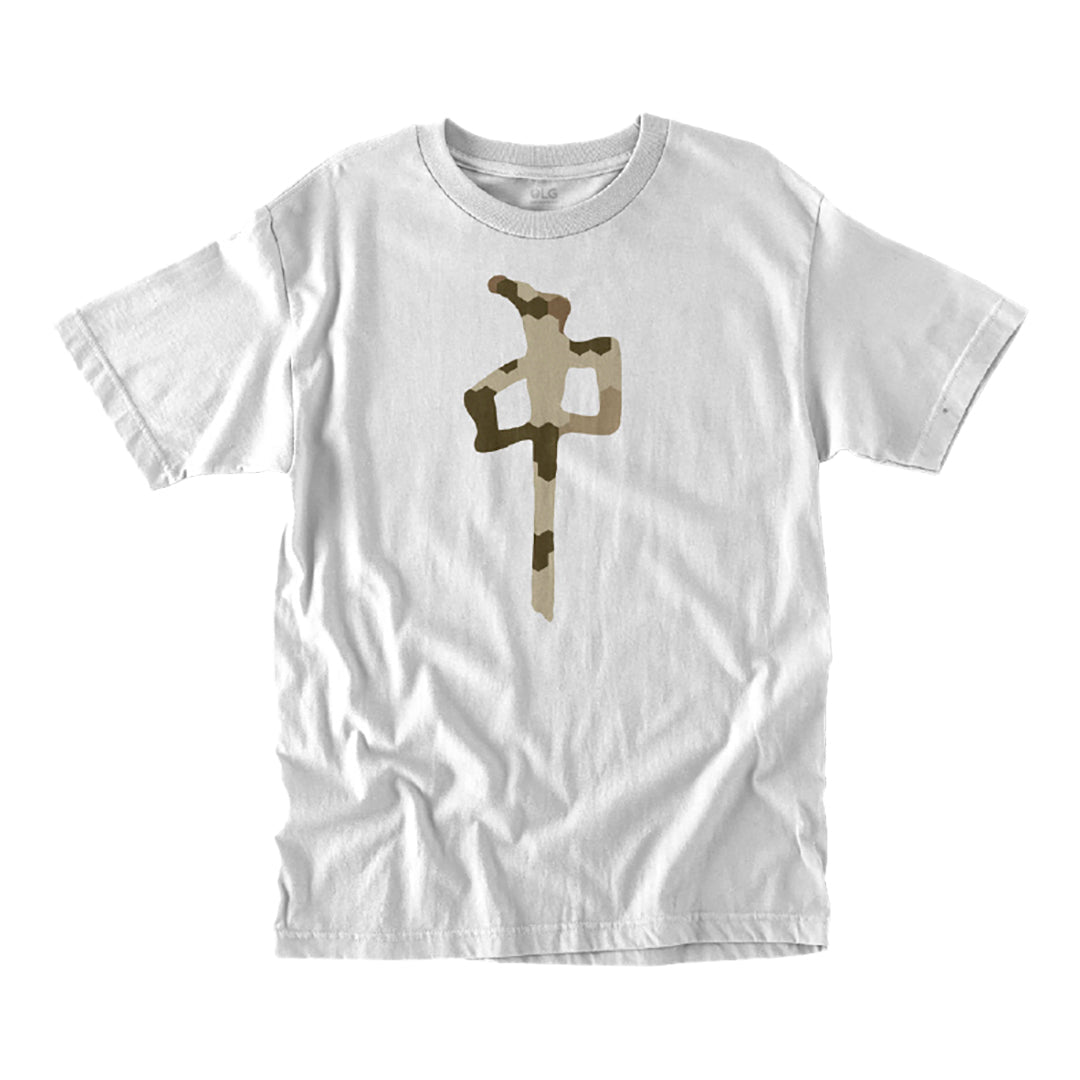 Red Dragon 'Chung Polygon' Tee - White