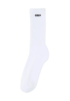 Obey 'Bold' Socks - White-2