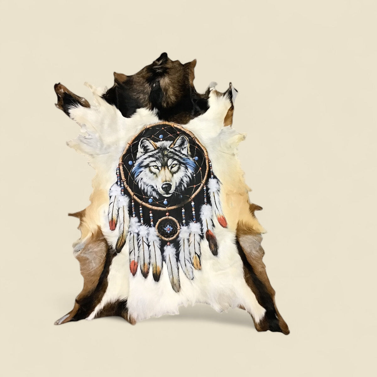 Wolf Hand Wall Painting-4