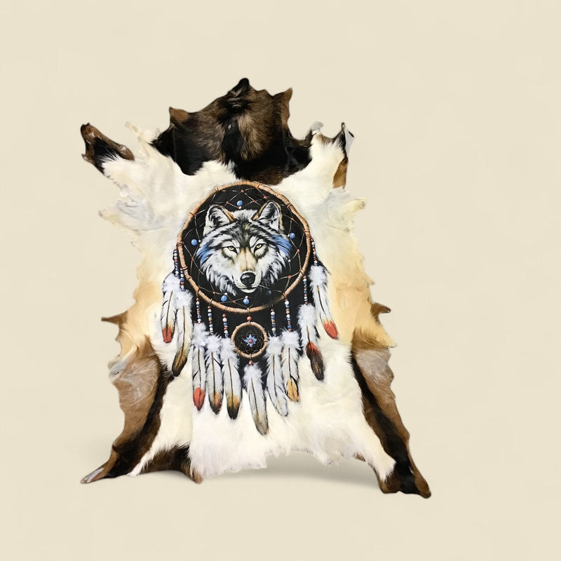 Wolf Hand Wall Painting-4