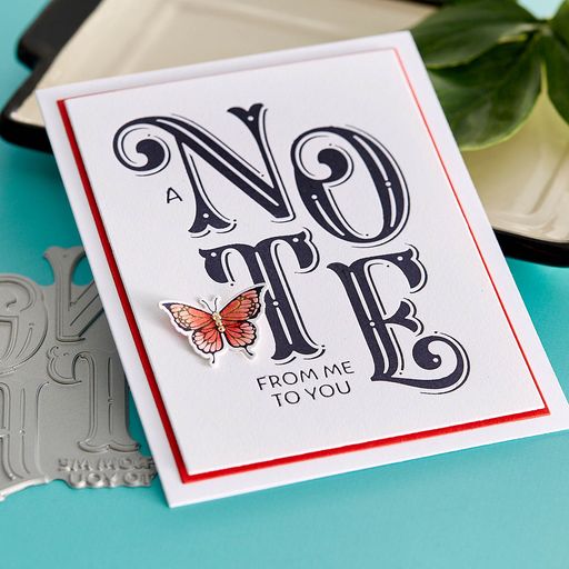 Placa de prensa "A Note from Me to You" de la colección BetterPress-6