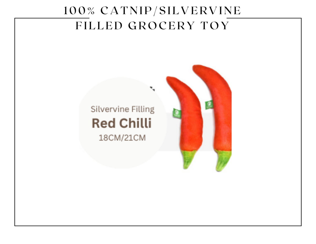 100% Silvervine/Catnip Filled Grocery Cuddle Toy-13