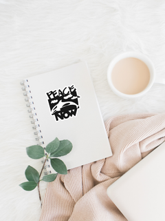 PEACE NOW Eco Vinyl Sticker-2