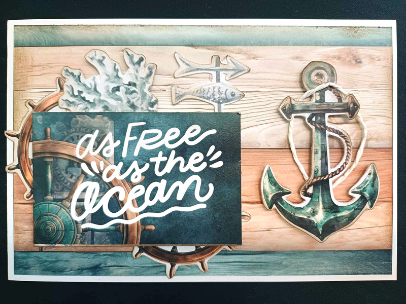 Paquete de tarjetas de 6x4 Maritime Tides de 3Quarter Designs-11