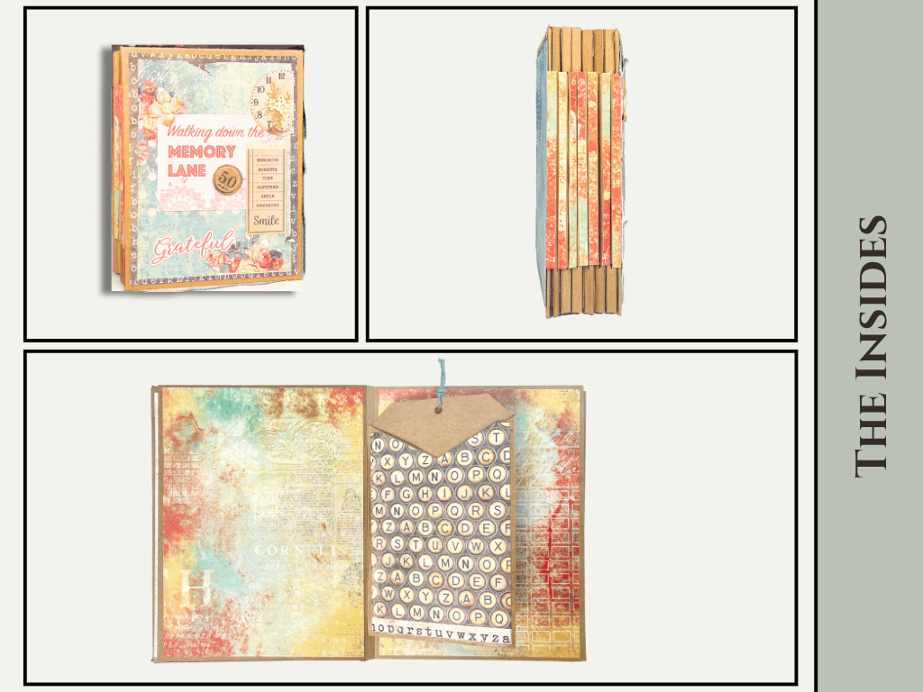 CrafTreat Accordion Hinge Book 1 - White-2