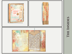 CrafTreat Accordion Hinge Book 1 - White-2
