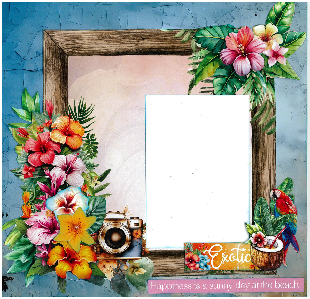3Quarter Designs Tropic Excursion 12x12 Design Paper & Diecuts Set-12