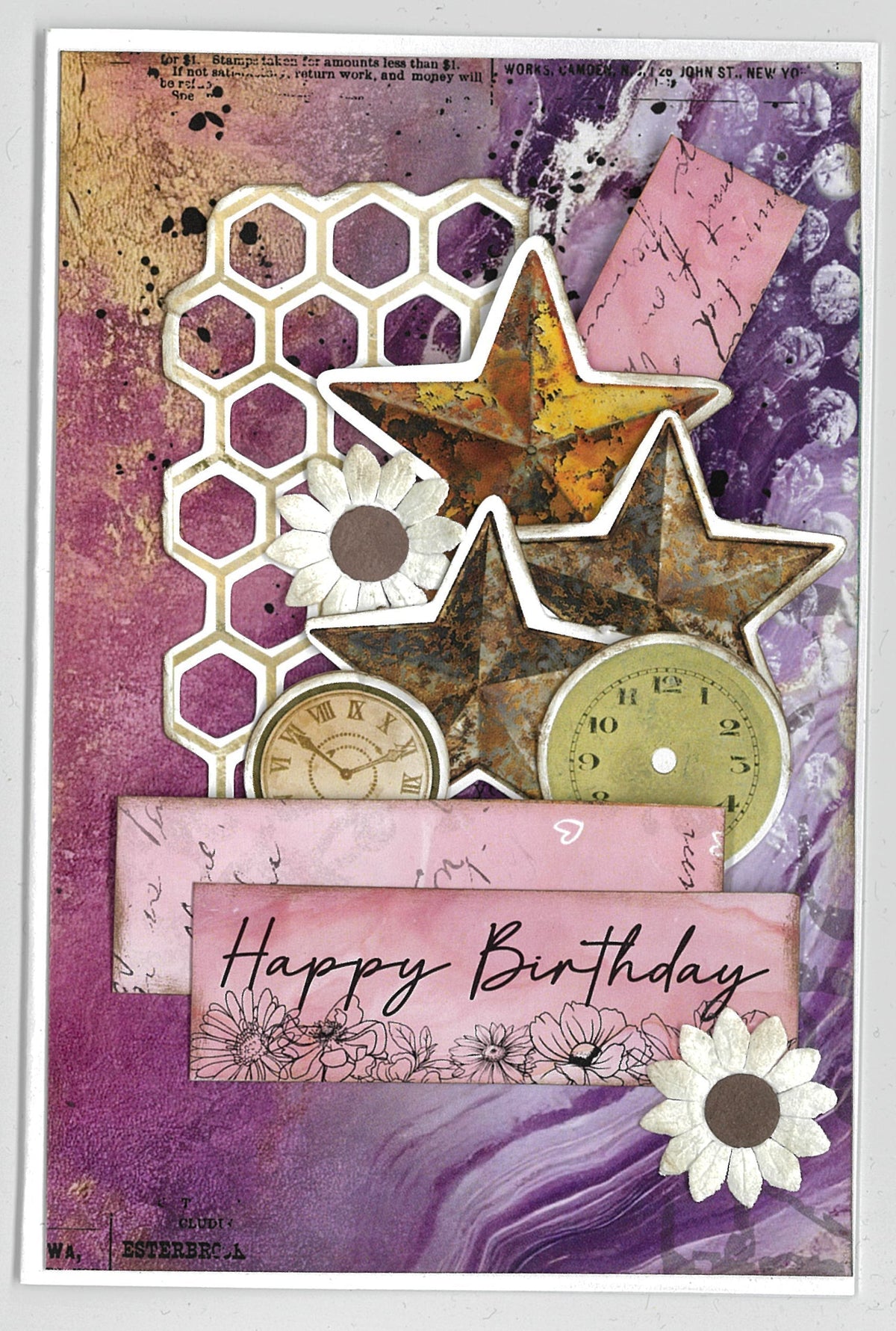 3Quarter Designs Oh Texture 6x4 Card Pack-10