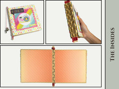 CrafTreat Scrapbook Blanks - Libro con encuadernación de bisagra de piano - Color negro-6