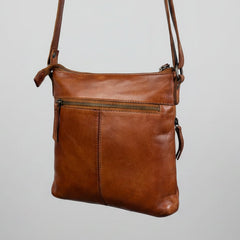 MET Women’s Genuine Leather Crossbody Bag. High-Quality Flower Embossed Floral Purse-5