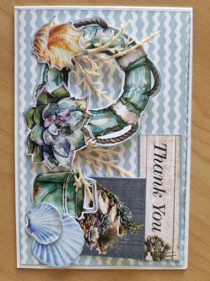 3Quarter Designs Coastal Boardwalk 6x4 Card Pack-10