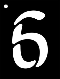 Mini Stencil Numbers-17