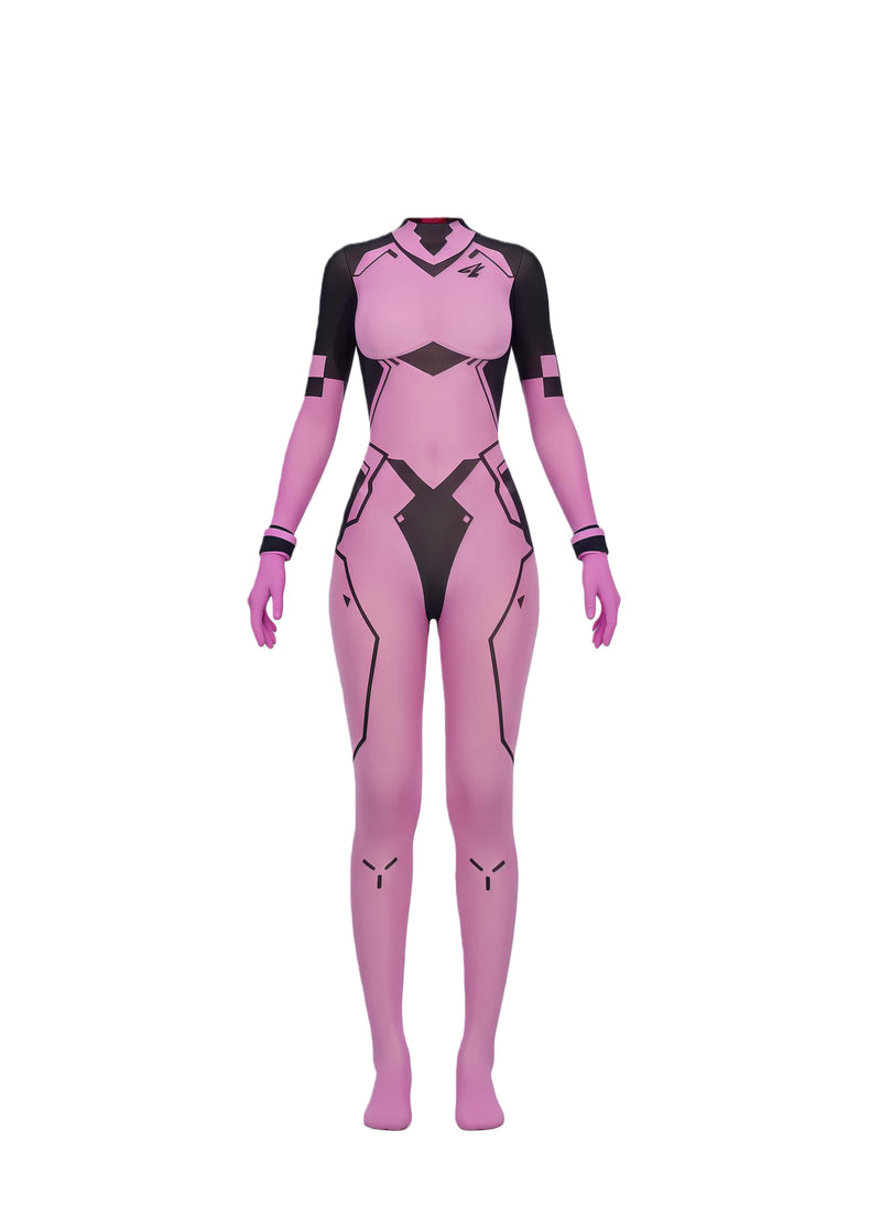 Cyber-Elegance 10D Ultra-Sheer Bodystocking | Anime-Inspired Sci-Fi Silhouette-6