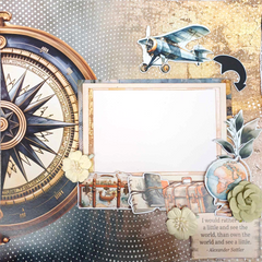 3Quarter Designs Adventures Return 12x12 Design Paper & Diecuts Set-12