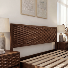 Elara Solid Wood Bed Frame-4