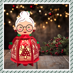Lanterne en papier DIY CrafTreat - Madame Noël-5