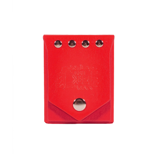 Hero Red Deck Box + Belt Loop - Hard Shell Faux Leather-6