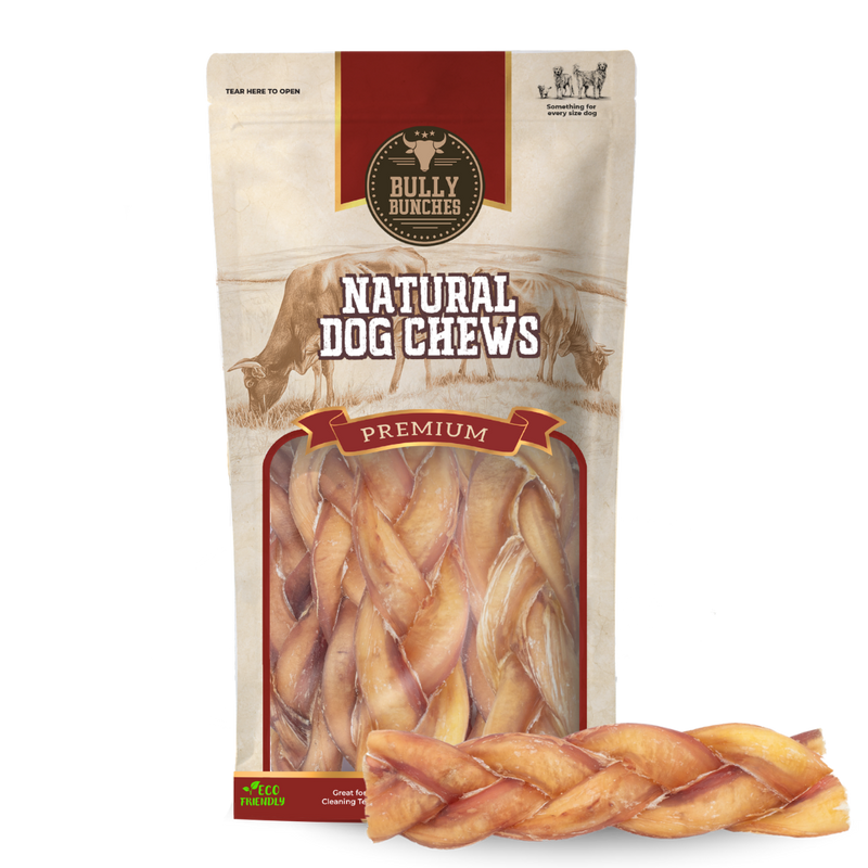 6 Inch Jumbo Braided Bully Stick-1
