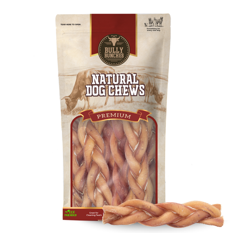 6 Inch Standard Braided Bully Stick-1