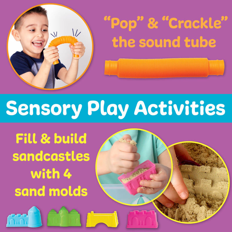 Faber-Castell / Creativity for Kids - Sensory Bin Beach Activity Bin - Ages 3+-7