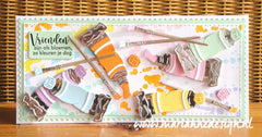 Plantilla de máscara Marianne Design - Pintura derramada de Tiny-2