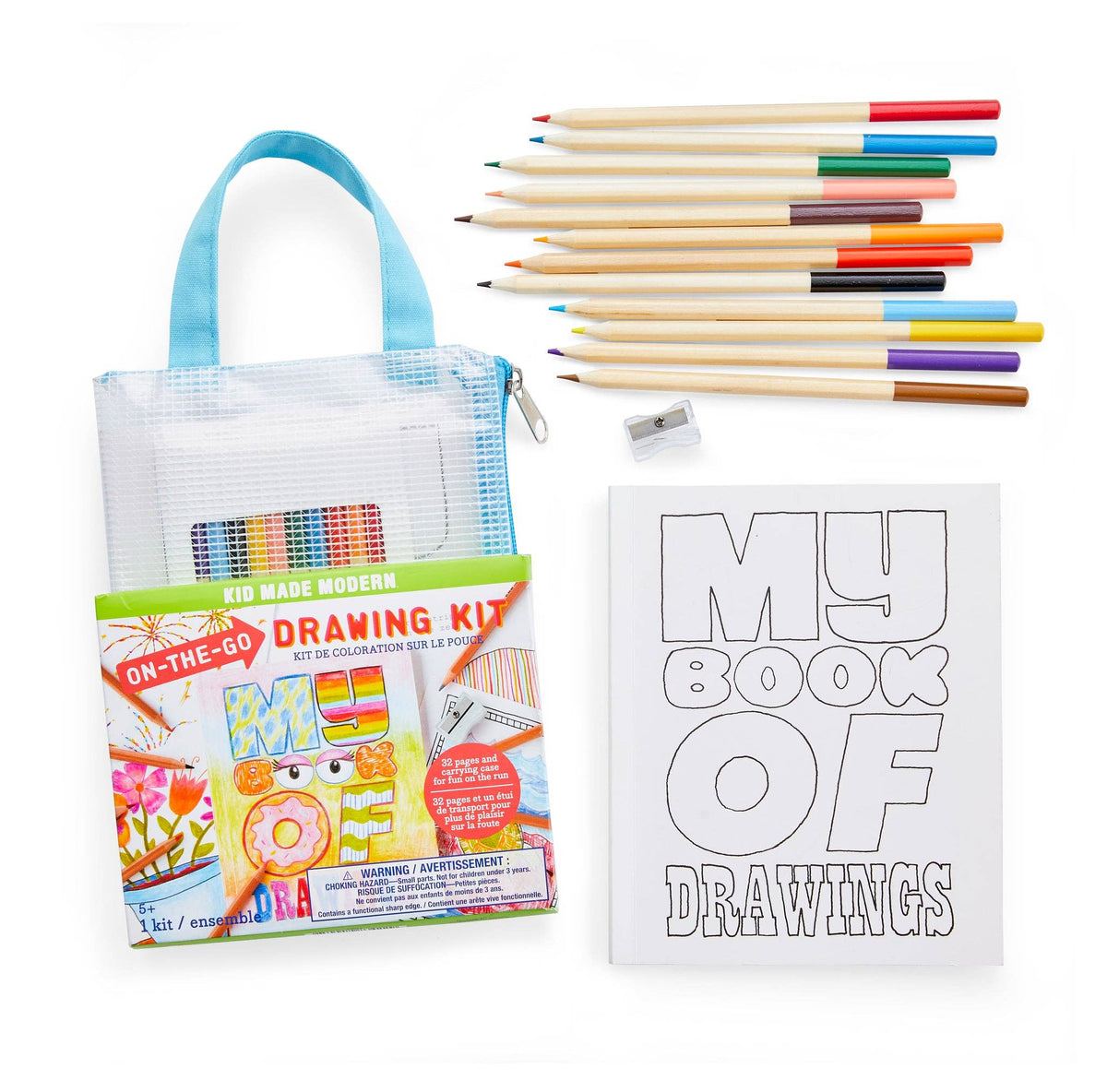 Kid Made Modern - On-The-Go Drawing Kit - Ages 5+-3