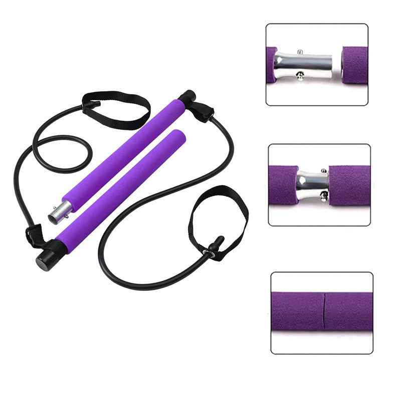 Portable Resistance Bands Set – Fitness, Yoga & Pilates Home Workout Equipment-4