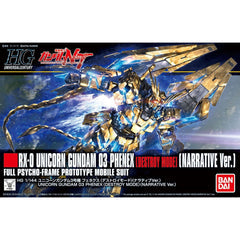 Gundam HGUC 1/144 Unicorn Gundam 03 Phenex Destroy Mode - Narrative - Model Kit-1