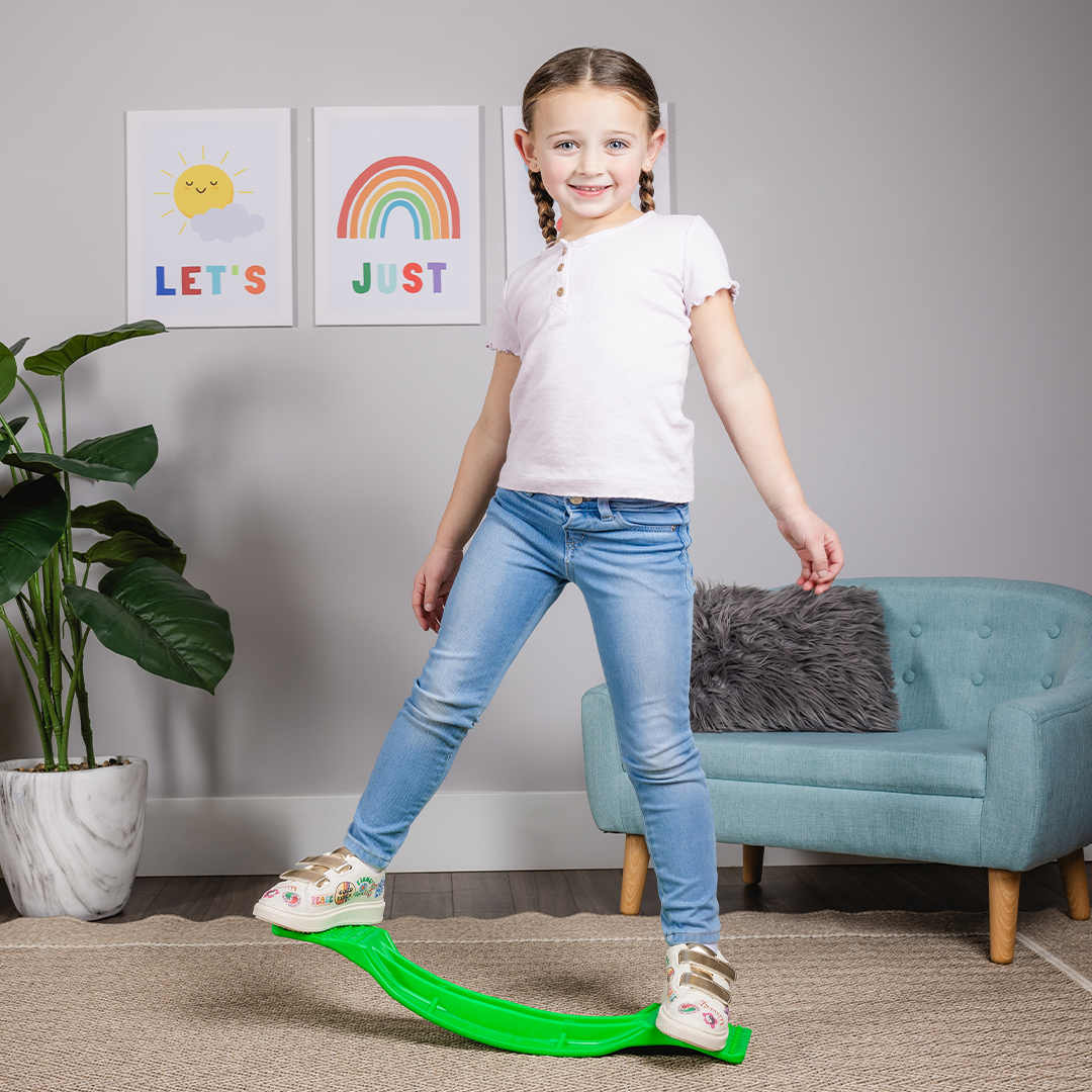 Bintiva - Balance Board Toy - Red - Ages 3+-3