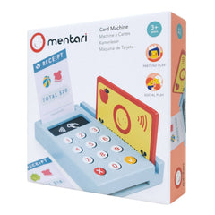 Mentari Toys Wooden Card Machine - Pretend Play Toy - Ages 3+-3