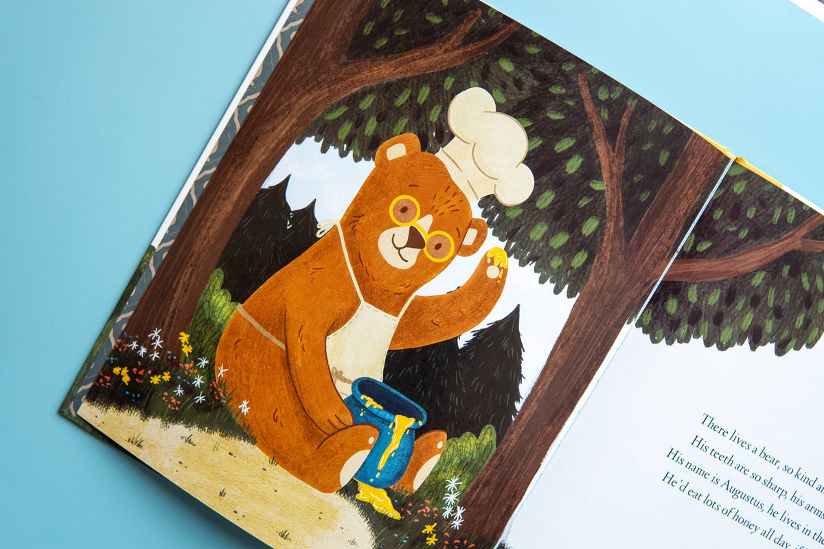 Brown Paper Fox - Augustus the Bear - Hardcover Picture Book - Canadian Publisher - Ages 3–8-3