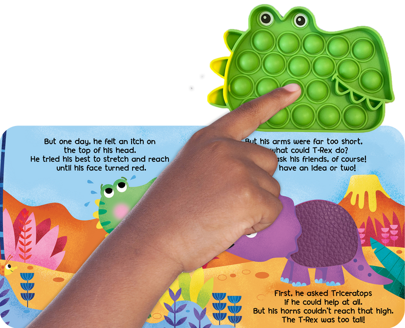 Little Hippo Books - Little T-Rex - Your Sensory Fidget Friend - Ages 1+-3