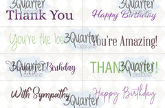 3Quarter Designs - Enchanted Amethyst - Card Kit-16