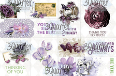 3Quarter Designs - Enchanted Amethyst - Card Kit-17