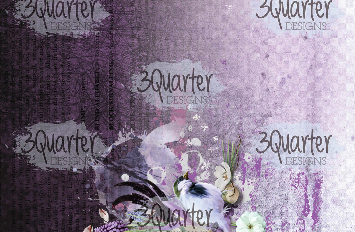 3Quarter Designs - Enchanted Amethyst - Card Kit-6