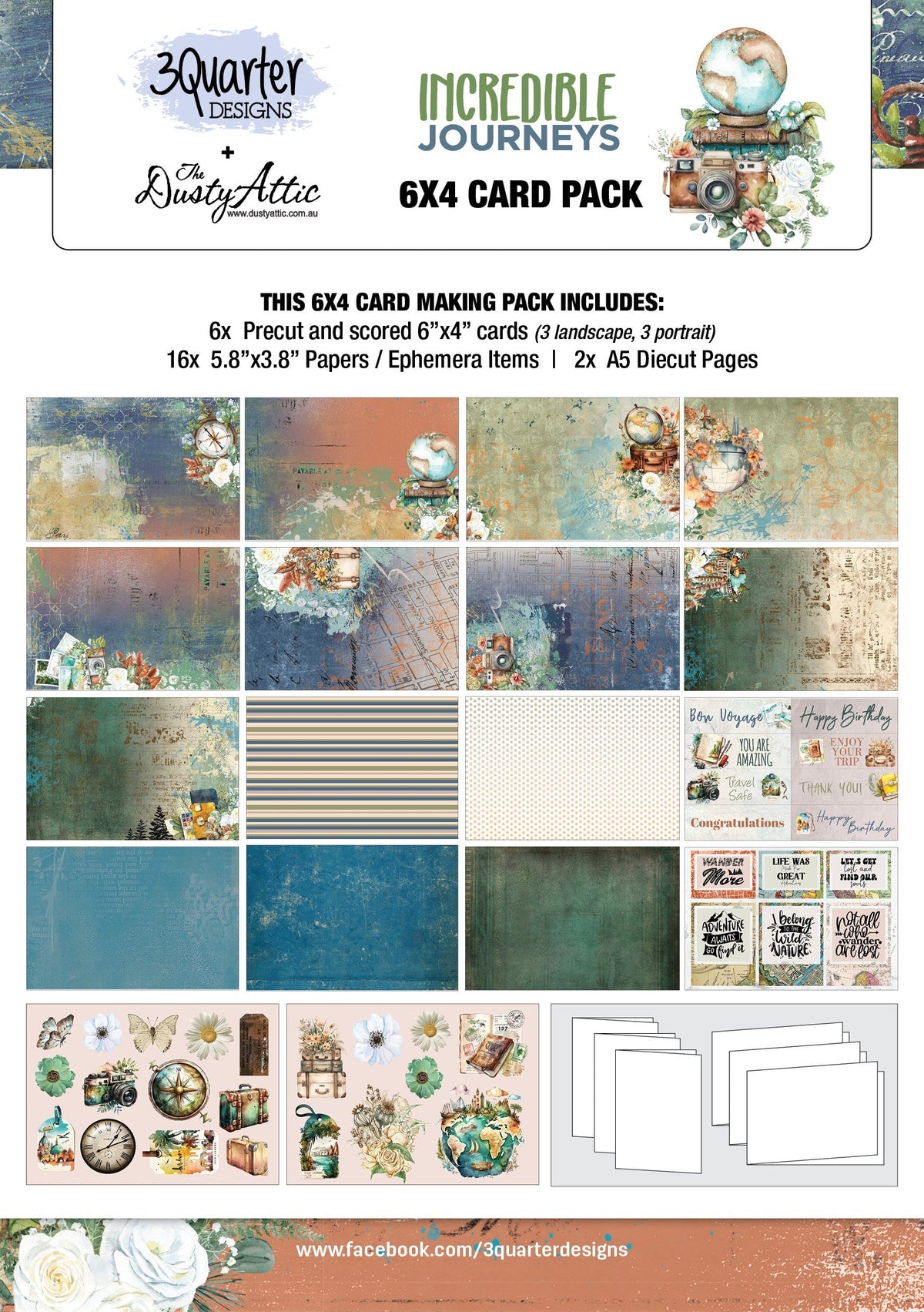 Incredible Journeys 6x4 Card Pack-1