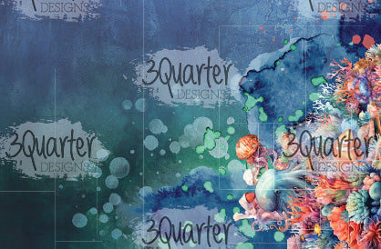 Paquete de tarjetas 6x4 Poseidon's Kingdom de 3Quarter Designs-13