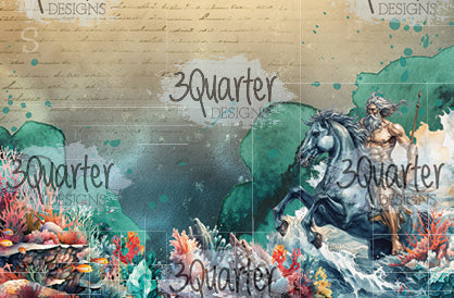 Paquete de tarjetas 6x4 Poseidon's Kingdom de 3Quarter Designs-5